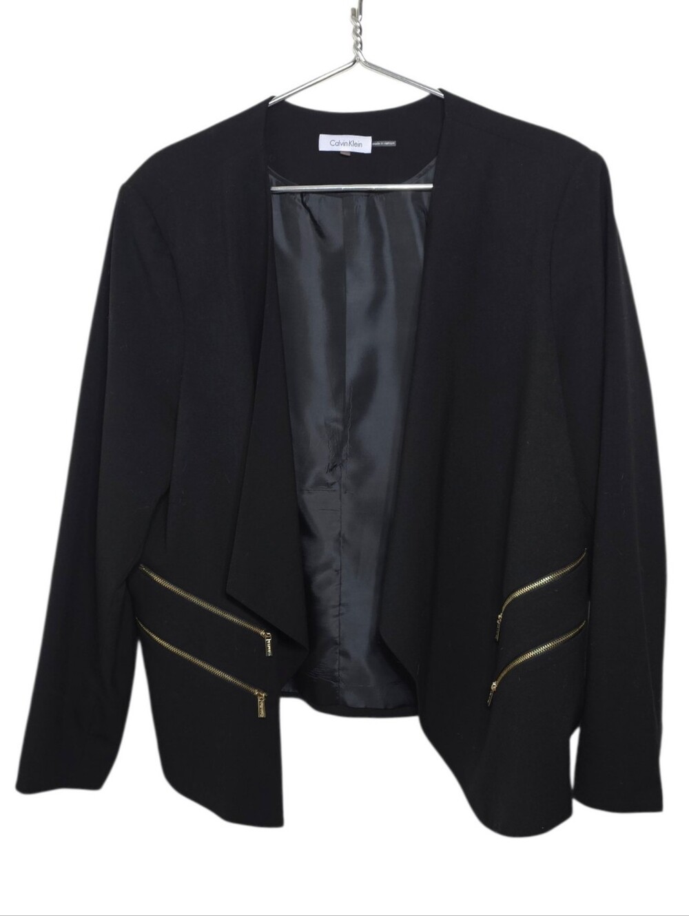 Calvin Klein Open Front Blazer